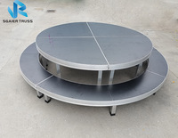 Scène de concert modulaire pliable en aluminium, plateforme de scène portable