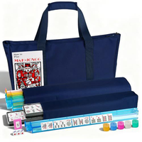 Sac de transport de voyage 3 pièces pour Mahjong de style américain, grande capacité, facile à transporter, lavable, léger et portable