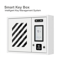 Caja Fuerte Inteligente de 15 Llaves con Sistema de Gestión de Llaves Inteligente, Lector RFID Montado en la Pared, Protección de Seguridad con Huella Dactilar y Reconocimiento Facial