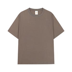 270 Gsm personalizzato uomo 100% cotone bianco tinta unita Tshirt all'ingrosso Logo stampato di alta qualità peso pesante t-shirt per gli uomini - Product Image 1