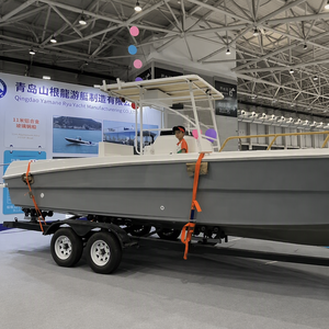 Barca da Pesca in Vetroresina Antirollio Stabile con Scafo Largo da 8,5m per Pesca d'Altura e Pesca in Acque Profonde - Product Image 2