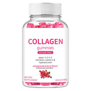 Gummies de collagène végétalien en marque blanche OEM, avec L-Glutathion, Vitamines C et E pour l'éclat et l'hydratation de la peau, complément beauté et santé - Product Image 1
