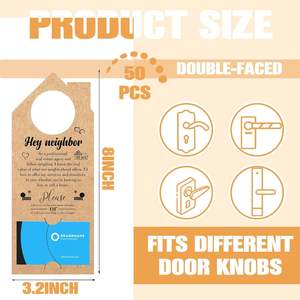 <span class=keywords><strong>Hey</strong></span> Neighbor Agente de bienes raíces Perchas para puertas Tarjetas de visita Suministros para el hogar Oficina con estilo - Product Image 2