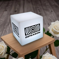 Lámpara LED Cúbica Moderna, Portátil y Recargable, Mini Lámpara Cuadrada Personalizada para Hotel, Cocina, Comedor, Fiestas y Eventos al Aire Libre