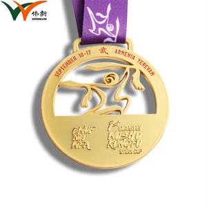 Medallas y Trofeos de Metal Antiguos Personalizados Baratos para Premios Deportivos de Wushu Kungfu Chino - Product Image 2