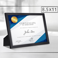 Toptan özel siyah resim çerçevesi kırılmaz plastik 4x6 8x10 8.5X11 fotoğraf çerçevesi çin üretici ahşap PS gümüş Metal