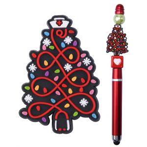 2025 nuevo diseño de cuentas focales navideñas coloridas para hacer bolígrafos, películas, Hulk, El Señor de los Anillos, cuentas focales de silicona personalizadas - Product Image 1