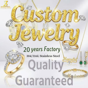 Fabricantes de Joyería Personalizada: Pendientes, Dijes, Anillos, Pulseras, Collares con Nombre, Llaveros Personalizados, Colgantes de Joyería, Cadenas para OEM - Product Image 1