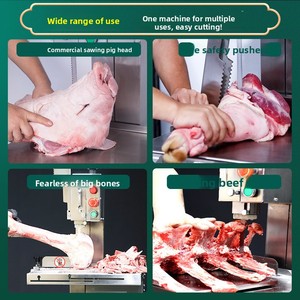 Tabletop <b>Bone</b> <b>Saw</b> Machine Commercial & Home Use Small Fully Automatic Rib 18cm Cutting Width Compact Design Ideal for Both Home - Product Image 2
