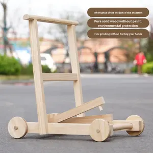 Trottinette en <span class=keywords><strong>bois</strong></span> pour bébé Mishore modèle 005 avec fonction anti-chute, capacité de charge de 15 kg, pour les enfants de 6 mois à 3 ans - Product Image 2