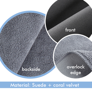 Serviette de nettoyage automobile en <span class=keywords><strong>microfibre</strong></span> personnalisée, directement de l'usine, en suède composite PVA, absorbe l'eau et protège la peinture de la voiture des dommages causés par la chaleur. - Product Image 3