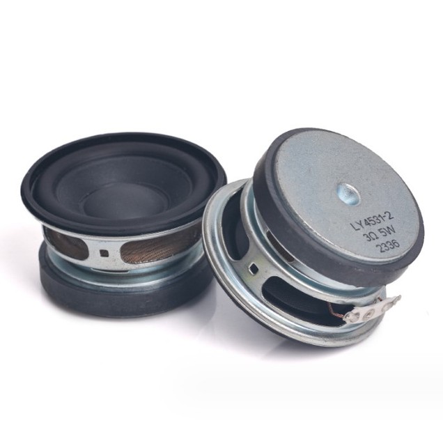 5.2CM 52MM 3ohm 3R 5Watt 5w round PU side speaker waterproof external magnetic speakers 16core high quality speakers