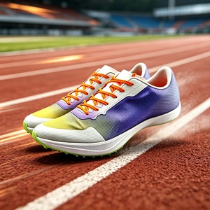 Scarpe da Corsa alla Moda con Gradiente di Colore, Leggere e Traspiranti, Sneakers Atletiche Professionali per Competizione e Allenamento - Product Image 1