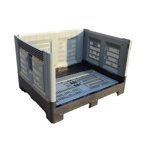 Caisse pliante en plastique boîte-palette robuste pour le transport de boîtes agricoles étanches - Product Image 5
