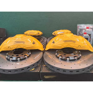 ชุดเบรกประสิทธิภาพสูงรุ่นใหม่สำหรับ <span class=keywords><strong>Akebono</strong></span> 10P ด้านหน้า และ <span class=keywords><strong>Brembo</strong></span> 4P ด้านหลัง สำหรับ VW Touareg ดิสก์ขนาด 420 มม. CCB/400 มม. ชุดอัพเกรดเบรกขนาดใหญ่ - Product Image 2