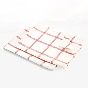 Commercio all'ingrosso in microfibra classico-check asciugamano da cucina strofinacci morbidi assorbenti sicuri per il panno asciugamano da cucina