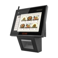Verificador de Precios con Sistema Windows de 8 Pulgadas, Escáner de Código de Barras y Código QR, Terminal POS de Pared con Pantalla Táctil