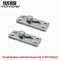 Pabrik Pengolahan Baut Tempat Tidur Kecil dari Baja Kustom, Aksesoris Perangkat Keras Desain Modern, Penghubung Kait Tempat Tidur, Braket Sudut