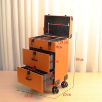 Chariot de beauté mobile haut de gamme pour tatouage, maquillage, soin des pieds, nettoyage des oreilles, avec roulettes omnidirectionnelles et tiroir