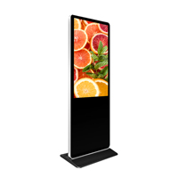 Pantalla Táctil Digital Interactiva Todo en Uno de 55 Pulgadas para Señalización en el Suelo, Reproductor Multimedia para Aeropuertos