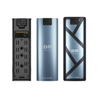 Boîtier SSD M.2 NVMe 10 Gbit/s USB 3.2 Gen2, adaptateur convertisseur, boîtier de disque dur externe sans outil, prend en charge 8 To