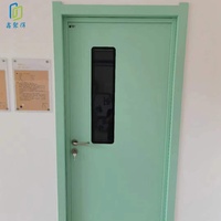 Portes de salle d'opération d'hôpital insonorisées en acier inoxydable, purifiantes, bio-sécurisées et de qualité supérieure, finies