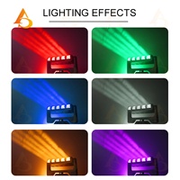 Projecteur à barre LED RVBW 4-en-1 double face 5x60W DMX 5 à tête mobile avec focalisation, fourni par l'usine