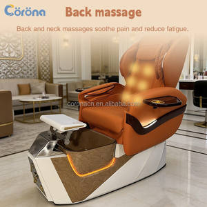 Nuevo Conjunto de Silla de Pedicura y Manicura de Lujo con Respaldo Ajustable, Reclinable Eléctrico Magnético y Spa para Pies con Masaje - Product Image 4