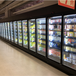 Congélateur vitrine à porte vitrée pour supermarché, congélateur de présentation pour aliments surgelés - Product Image 2