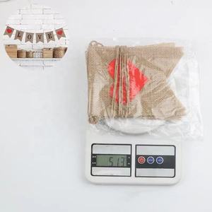 Fabriek Directe Verkoop Kleurrijke Decor Feestartikelen Wimpel Jute Banner Liefde Driehoek Of Speciale Vorm <span class=keywords><strong>String</strong></span> Jute Gordel Vlag - Product Image 5