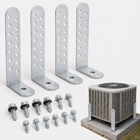 Supports de montage métalliques robustes personnalisés en acier, aluminium et acier inoxydable, revêtus par poudre