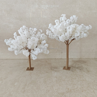 Arbre artificiel de cerisier en fleurs, petit arbre de pêcher en soie, arbre de fleurs artificielles 1,2 m 1,5 m pour décoration de mariage et décoration intérieure