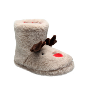 Chaussures professionnelles en fausse fourrure pour enfants, bottes de neige, pantoufles pour bébé, vente en gros, nouvelle collection d'hiver - Product Image 1