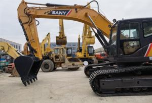 Venta caliente usada Caterpillar SANY SY365H excavadora sobre orugas con motor disponible a precio barato en Shanghai Yard - Product Image 6