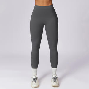 <span class=keywords><strong>Pantalon</strong></span> de yoga <span class=keywords><strong>taille</strong></span> haute pour <span class=keywords><strong>femme</strong></span>, effet liftant des hanches, amincissant, fitness, course à pied, collant, longueur intégrale, spandex/nylon, <span class=keywords><strong>pantalon</strong></span> de survêtement écologique - Product Image 2