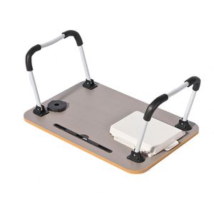 Màu trắng Gỗ giường Khay bảng với gấp chân ăn sáng trên giường cho TV Bảng Máy tính xách tay máy tính ăn snack khay - Product Image 5