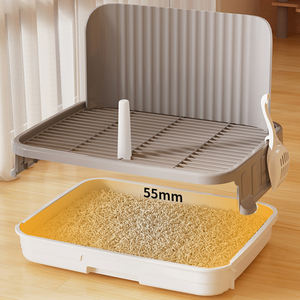 Moderna Caja <span class=keywords><strong>de</strong></span> Arena para Mascotas, Antibacteriana, Ecológica, <span class=keywords><strong>de</strong></span> Plástico, con Cajón para Perros Pequeños, Evita que las <span class=keywords><strong>Heces</strong></span> se Esparzan - Product Image 6