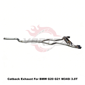 Tuberías de Acero Inoxidable Seleccionadas por Vortex Global-Factory para BMW G20 G21 M340i 3.0T 2020-2025 - Product Image 3