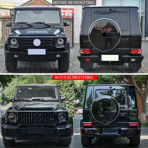 Kit Carrozzeria di Aggiornamento Nuovo Paraurti Anteriore Paraurti Posteriore Fari Fanali Posteriori 2003-2018 per Mercedes Benz Classe G 2022 <span class=keywords><strong>W463</strong></span> - Product Image 4