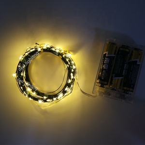 200 LED <strong>Copper</strong> <strong>Wire</strong> 72FT Ambiance Lighting for Outdoor Gardens Homes Party Decoration Battery Operated Color Changing Led <strong>Lights</strong> - Product Image 2
