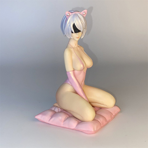 Giocattolo di decorazione in PVC di alta qualità Neil <span class=keywords><strong>NieR</strong></span>: automi in ginocchio postura Catfly figura Ninja Figure giocattolo "2b Ninja" Figure di gioco - Product Image 4