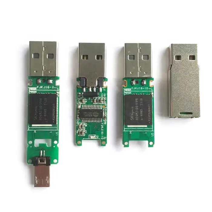 YONANSON Papan PCBA Umum USB, Kunci USB Semi-selesai Chip USB Flash Drive