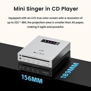 Shanling EC mini xách tay <span class=keywords><strong>CD</strong></span> <span class=keywords><strong>Player</strong></span> tất cả-trong-một <span class=keywords><strong>CD</strong></span> máy hiển thị với 2.33 inch màn hình LCD <span class=keywords><strong>bluetooth</strong></span> 5.0 ứng dụng điều khiển - Product Image 4