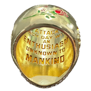 Ncaa 2024 Vô Địch Nhẫn M Đại Học <span class=keywords><strong>Michigan</strong></span> Thân Thiện Với Môi Hợp Kim Người Đàn Ông Của Cổ Điển Đồ Trang Sức Thời Trang Nhẫn Thời Trang Trực Tiếp Bán Buôn - Product Image 2