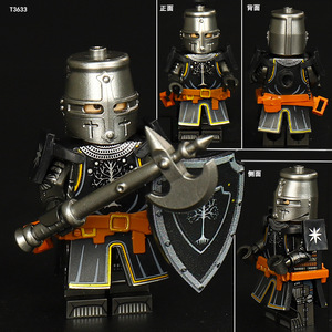 Ensemble de blocs de construction en plastique ABS pour le commerce extérieur, modèle ST3631-3636, Chevalier Ombre <span class=keywords><strong>Dragon</strong></span> Médiéval - Product Image 5