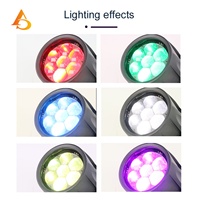 Nouvelles lampes PAR 7x40w disponibles en stock, éclairage PAR LED RGBW 4 en 1 pour extérieur avec zoom