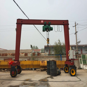 20t 100t <span class=keywords><strong>kuangshan</strong></span> cần cẩu dầm đơn cao su mệt mỏi giàn cần cẩu - Product Image 1