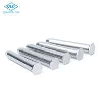 Vis de positionnement hexagonale en acier inoxydable usinée CNC, à rivetage, pour trou aveugle, marque QLD