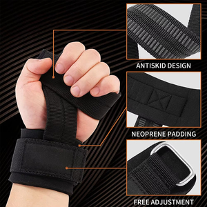 ウェイトリフティングストラップ リストサポート スポーツフィットネス エクササイズリストバンド ジム用 新タイプ - Product Image 4