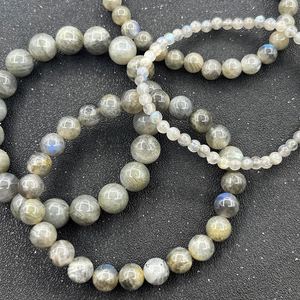 Bracelet en pierre naturelle avec perles de verre colorées, protection familiale, produit fiable et professionnel, photos standardisées, codage par codes-barres - Product Image 5